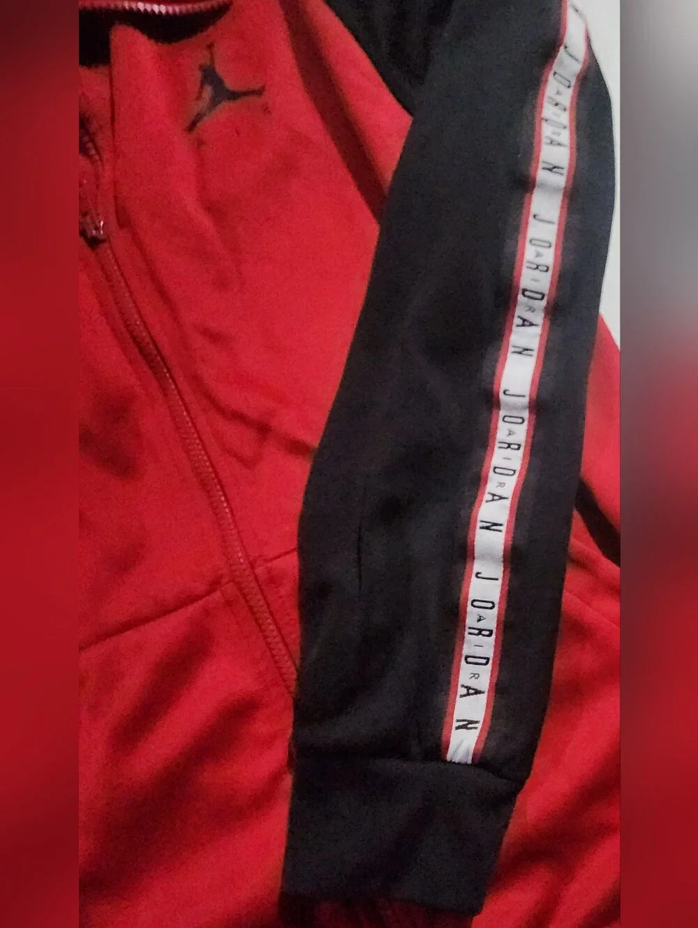 Jordan Men's Jumpman Taped Tricot Lifestyle Track Jacket Size XL